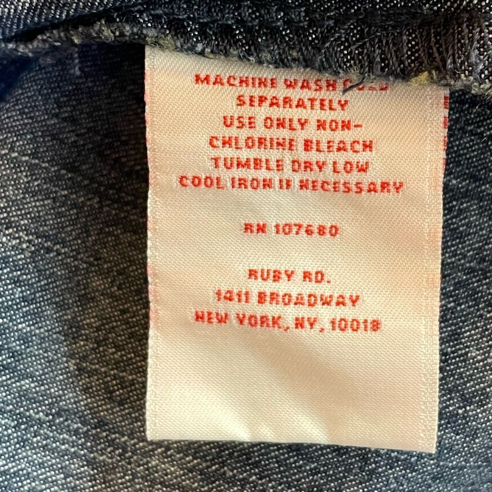 Ruby Rd. Lightweight Jean Jacket size 14 - Picture 3 of 4